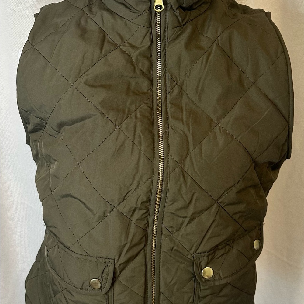 Olive Reversible Quilted Women's Jacket